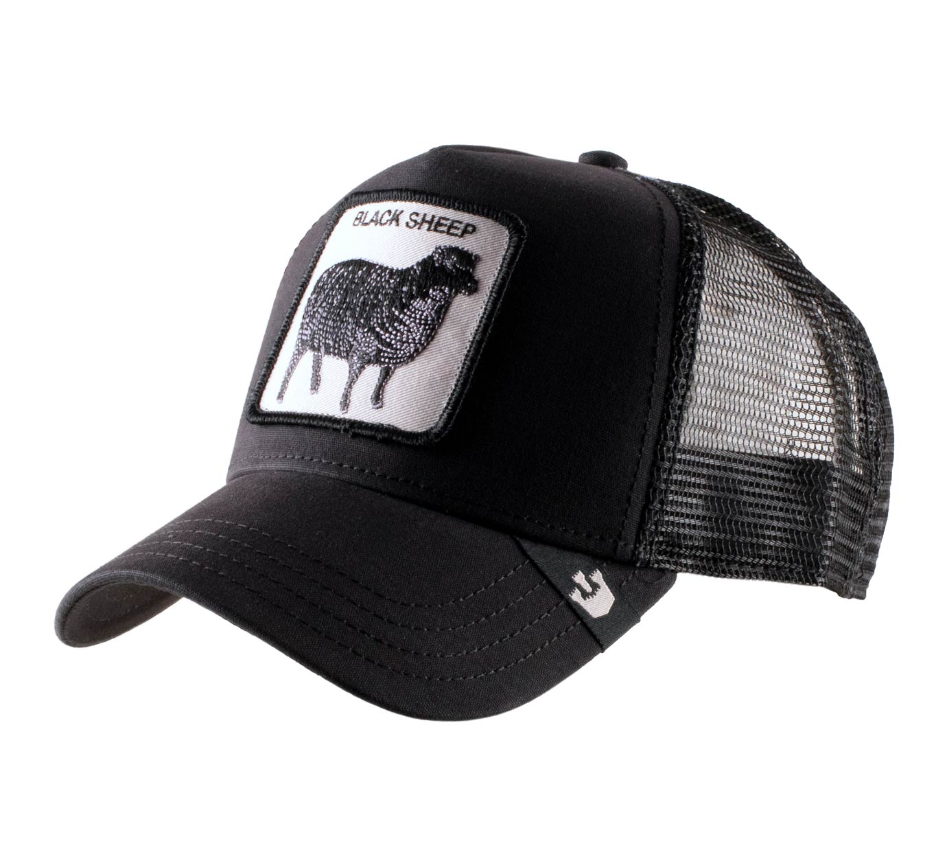 Sheep Lamb Baseball Cap Adjustable Hats Unisex Trucker Hat Hip Hop Hat Black